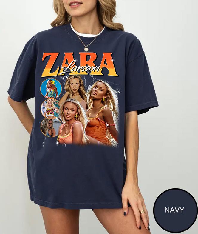 Retro Zara Larsson T-Shirt, Za - Summer Zara 评论和价格